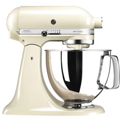 KitchenAid 125 Artisan 4.8L Stand Mixer Almond Cream